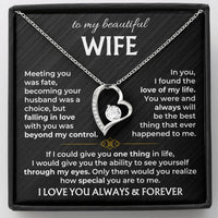 To my wife